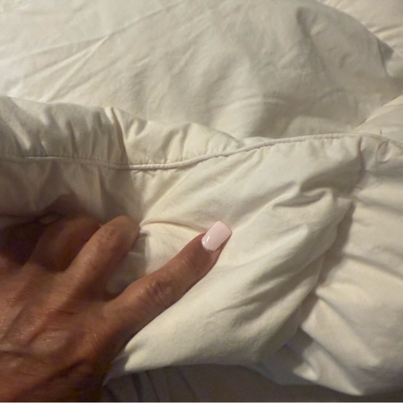 Elegant Down White Comforter - Picture 2 of 3